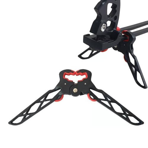 KURUGEILI Bogenschießen Bogenständer Faltbogen Ständer Bogen Jack Limbs Klemme Kickstand für Compound Bogen Jagd Zubehör