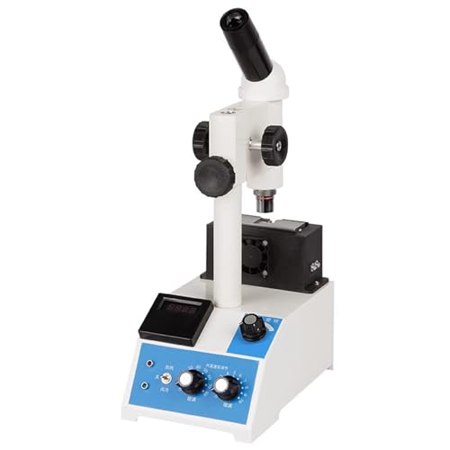 Aparat do pomiaru temperatury topnienia z mikroskopem - cyfrowy przyrząd do mikrotopnienia, powiększenie 40x, temperatura maks. 320℃, sprzęt do testowania laboratoryjnego