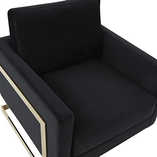 Sillón Plegable Falso Cuero Negro miniatura 7