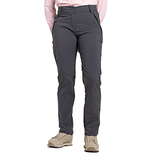 Craghoppers NosiLife Pro leichte Damen-Wanderhose, anthrazit, 38 W/33 L