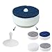 LAXIR one Suction Cup and Four Sponge Wipes, Double-Sided Round Sponge Wipe with Suction Cup, Double-Sided dishwashing Sponge, Sponge Wipe (Color Random)
