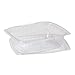 ECO PRODUCTS Compostable 24oz Clear Rectangular Deli Containers With Lids, Pack of 50, Meal Prep, Made from PLA Plastic, A Renewable Material Made from Plants, One Lid Works With All