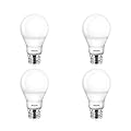 Philips LED Dimmable A19 Frosted Light Bulb, 9.5 Watt (60W Equivalent), 800 Lumens, 2700K Soft White, E26 Medium Base, Energy Star, 4 Pack