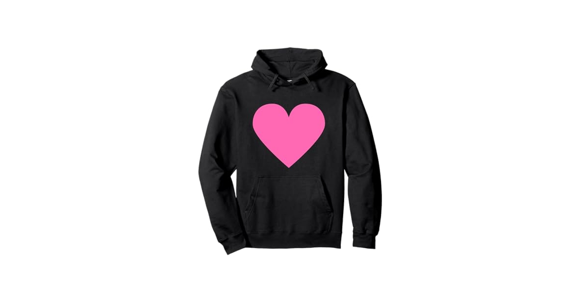 Amazon.com: Hot Pink Heart Hoodie Sweatshirt Pullover Hoodie