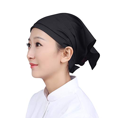 SIQITECH Béret de Cuisinier Homme Femme Adultes Toque de Chef Elastiques Chapeau de Travail Serveur pour Cuisine Restauration Boulangerie