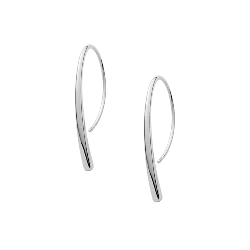 Skagen Damen Edelstahl Ohrringe ELIN, Ohrbügelverschluss, poliert