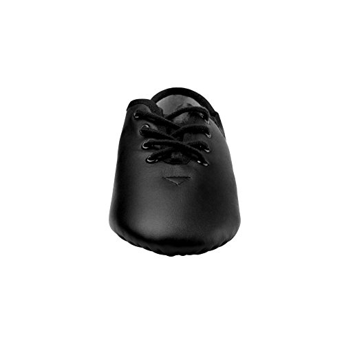 Linodes Leather Lace Up Unisex Jazz Shoe for Women and Men's Dance Shoes2