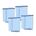 Molifal Wasserfilter für Philips AquaClean CA6903/10 CA6903/22- Filterpatrone kompatibel mit Saeco Philips LatteGo Kaffeevollautomat - BPA-frei, kalkfrei, verbessert Geschmack (4X)