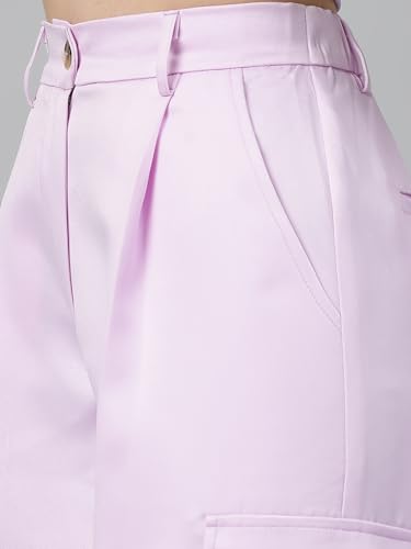 Image of KOTTY Women's High Rise Relaxed || Straight || Joggers Fit Cargo's for Pants || Trousers