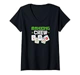 Photo Gallery donna giocatore di mahjong crew mah jong maglietta con collo a v Photo Gallery donna giocatore di mahjong crew mah jong maglietta con collo a v