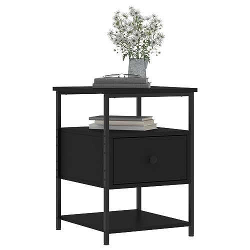 Table d'appoint avec rangement et pieds réglables lot de 2 - 4