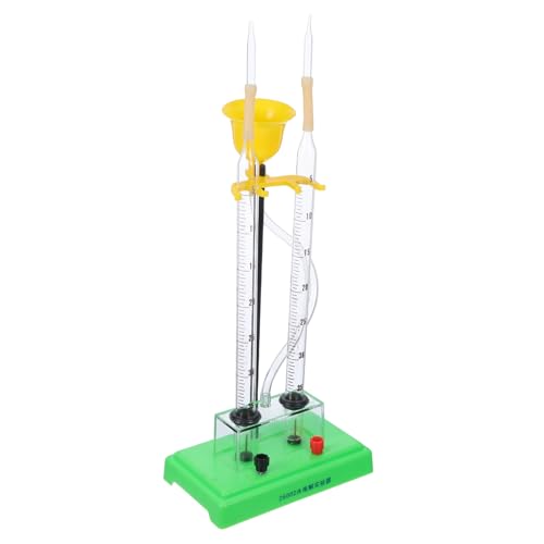 BELLIFFY Kit de electrólisis para demostración de electrólisis de agua, aparato de producción de oxígeno e hidrógeno para escuelas, laboratorios y aprendizaje en casa
