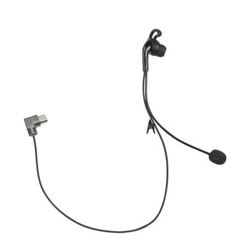Image of MIMIRACLE Referee Headset, Type-C in-Ear Earpiece Fit for V4 V6 Referee Intercom Earphone for Football Soccer Handball Volleyball Official -Left Ear