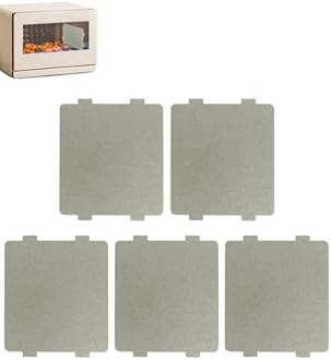 5 PCS Waveguide Cover, Universal Mica Sheet for Microwave Oven, Cut to Size, 108mmX99mm, 5 Pack