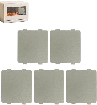 5 Pcs Waveguide Covers, Universal Mica Sheets for Microwave Oven 108mmx99mm