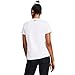 Under Armour Womens Tech Short Sleeve V Neck, (100) White / / Black, XX-Large