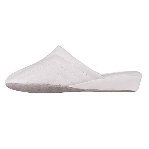 Chinelo Feminino de Quarto 612 Branco Médio