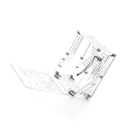 POENVFPO Mini-ITX Game PC Case Compacto y Caparazón de Plexiglás de Chasis Portátil para ITX Figura Flexible de Placa Base, Computadora de la Torre Berrou-PC Bern Kili para Espacios Pequeños