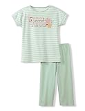 CALIDA Mädchen Girls Tropic Pyjamaset, Harbour Mint, 152