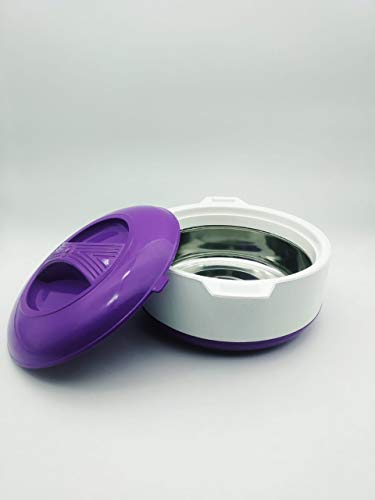 Image of Chinar Plastic Casserole Hot Pot, Set of 1, 2.25 L, Purple
