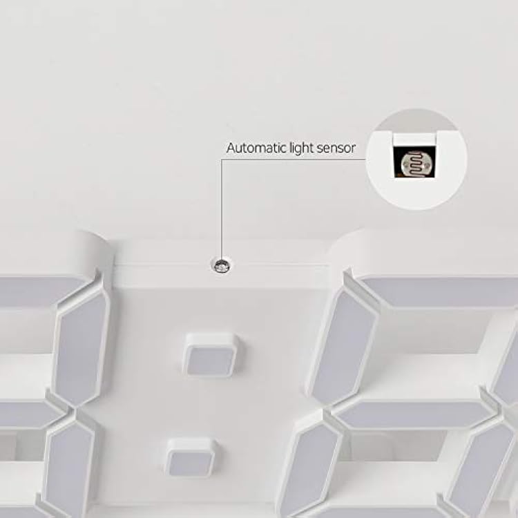 mooas 3D Pure Slim M LED Clock, Multi-Function LED Digital Clock (Calendar, Alarm, Temperature) (11.8 Slim M White Wall Clock with Remote Control)