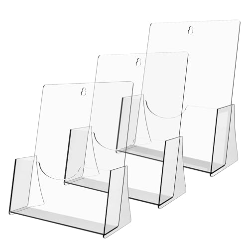 RAYNEAY A5 Acrylic Leaflet Holder A5 Freestanding Perspex Display Holder