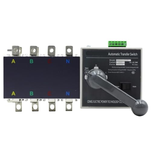 Interruptor de Transferencia Automática ATS para evitar cortes de luz AC 400V 100A 4P