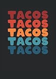  TACOS: Cuaderno punteado, DIN A4 (21x29,7 cm), 120 páginas, papel color crema, cubierta mate