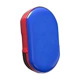 DeeRace ボクシングターゲットパッド コンパクト 調節可能なストラップ 多用途 ハンドラップ付き キックボクシング ムエタイパッド ムエタイ スパーリング テコンドー用, 青