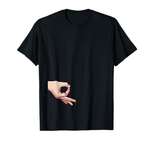 Image of Haha Made You Look Funny Finger Circle Hand Game Gag Gift T-Shirt