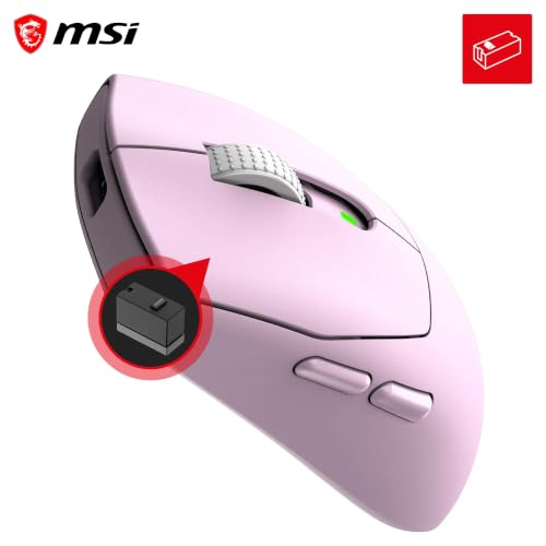 Ratón MSI Forge GM340 Wireless Ambidextre 12000 DPI 6 Boutons - vue 6