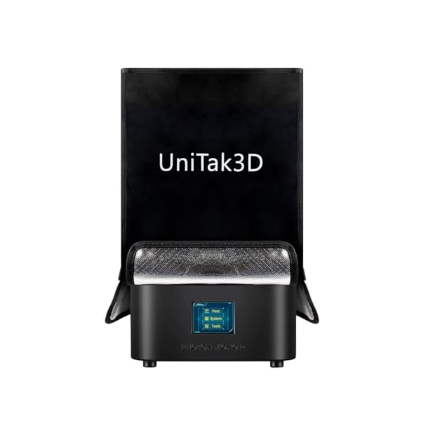 UniTak3D Boîtier d'imprimante 3D Couverture d'occultation Protection Contre les Déversements de Saleté Poussière Lumière Soleil pour ELEGOO Saturn/Photon Mono X/PHROZEN Sonic 4K LCD SLA LCD 30x30x46cm