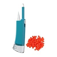 Pince à Appâts 4 Griffes Antirouille – Clip Pour Vers De Terre, Sangsues, Avec élastiques De Rechange – Pêche Eau Salée