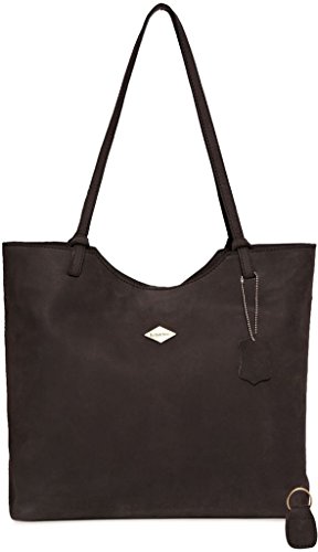 Sac fourre-tout en cuir véritable anti-déformation grand volume noir femme