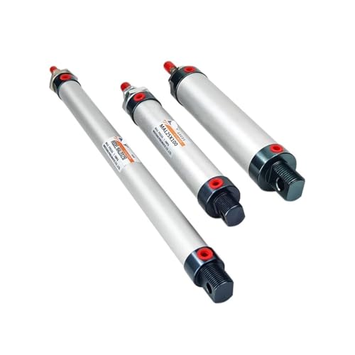 Cilindro de doble acción MAL16 de aluminio con carrera de 75mm 3