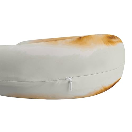 Almohada U de espuma viscoelástica tamaño único miniatura 4