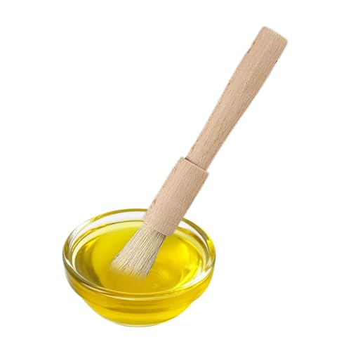 Pinceau Pâtisserie Pour Cuisson - Pinceau de Cuisine - Ustensiles De Cuisine Résistants À La Chaleur Pour Étaler L'Huile, Grillades En Extérieur, Pain, Barbecue, Enfournage Familial, Rassemblements Et