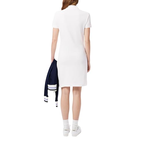 Image of Lacoste Women's Slim Fit Stretch Petit Pique Polo Dress