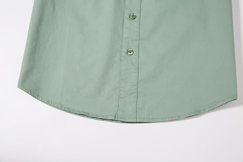 Image of Tronjori Boys Short Sleeve Button Down Casual Woven Shirt Two Pockets