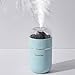 Umidificatore Nebbia Fredda, Mini USB Car Domestica Silenzioso Spray umidificatore, Piccolo Forma Vulcano, brucia Anti-asciutta, Doppia Protezione, Sicuro ed affidabile (Color : Blue)