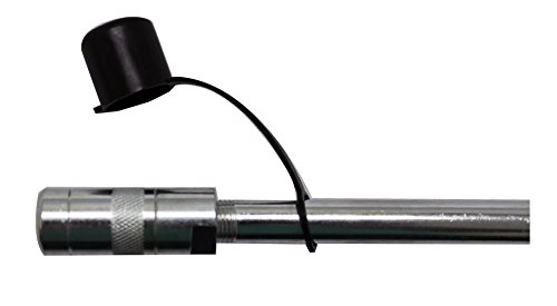 Lumax LX-1172 Black Mini-Pistol Grip Grease Gun with 3 oz. Cartridge. Compact and Lightweight Grease Gun. The Pistol Grip makes it easy for One-Hand Operation. - Thumbnail 3