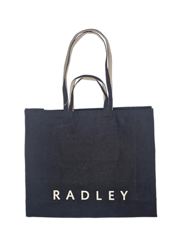 Sac fourre-tout Radley en toile noire double poignée pour emporter tout votre univers