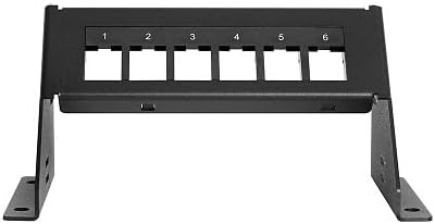 WP-MOD-BLANK-PANEL 6-Port Blank Panel, Black