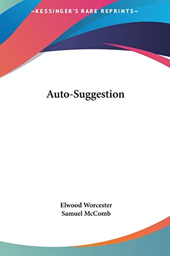 Auto-Suggestion Hardcover – Import, 23 May 2010