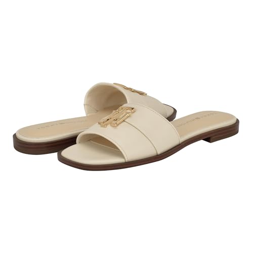 Tommy Hilfiger Tanyha Sandale Plate Nu-Pieds Tendance