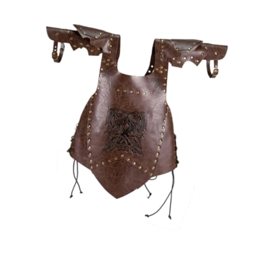 Gilet médiéval d'Halloween : costume à rivets pour jeux de rôle