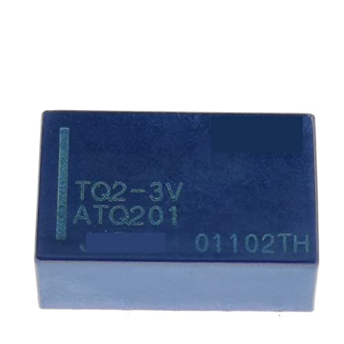 Relais de signal TQ2-12V ATQ203 pour circuit imprimé basse consommation - Lot de 10 pièces