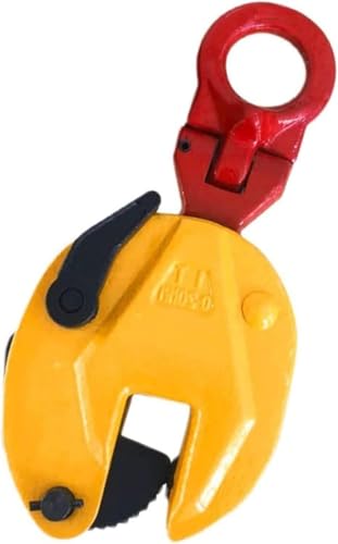 KjoiDWz Abrazadera de elevación de placas de alta resistencia, vertical antideslizante, apertura de mandíbula ajustable de 0 a 25 mm(1763Lbs)