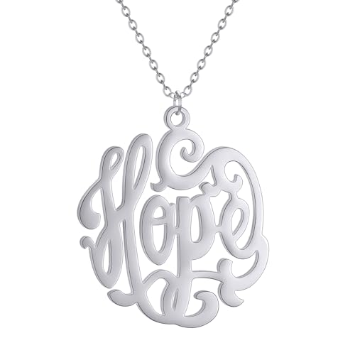 Colliers homme ras du cou pendentif lettre espoir pour rompre la monotonie du look