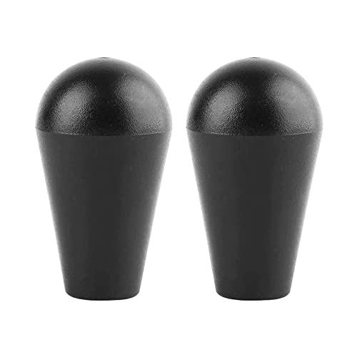 VOANZO 2 joystick ovalados para manualidades, para máquina de arcade retro, Street Fighter, color negro